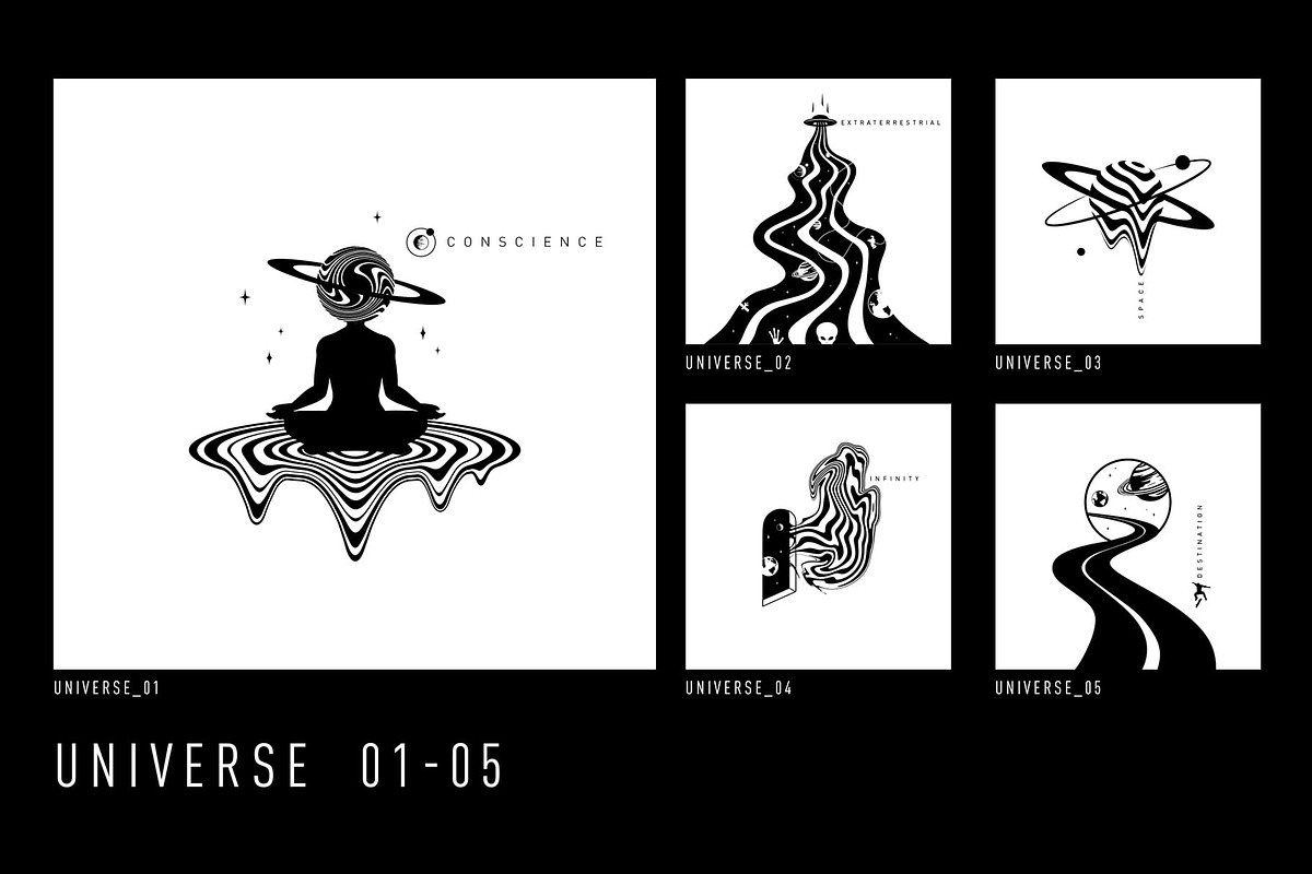 SurWave. 100 Optical Posters, an Object Graphic by Cosmic Store (Photo 9 of 19)