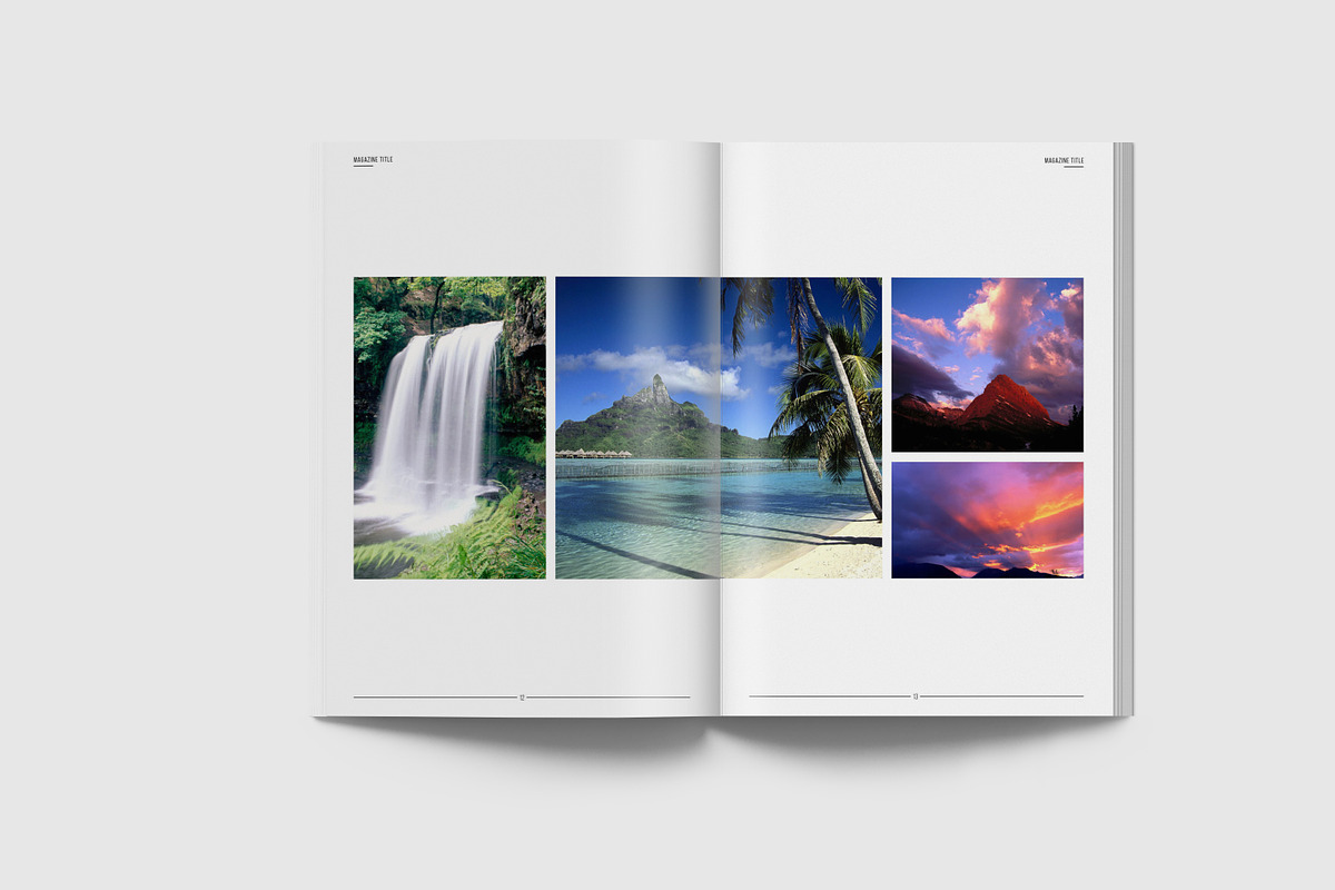 Simple & Clean Magazine Template II, a Magazine Template by Uloel Design (Photo 5 of 12)