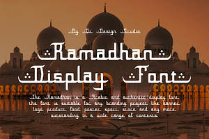 The Ramadhan - Arabic Font