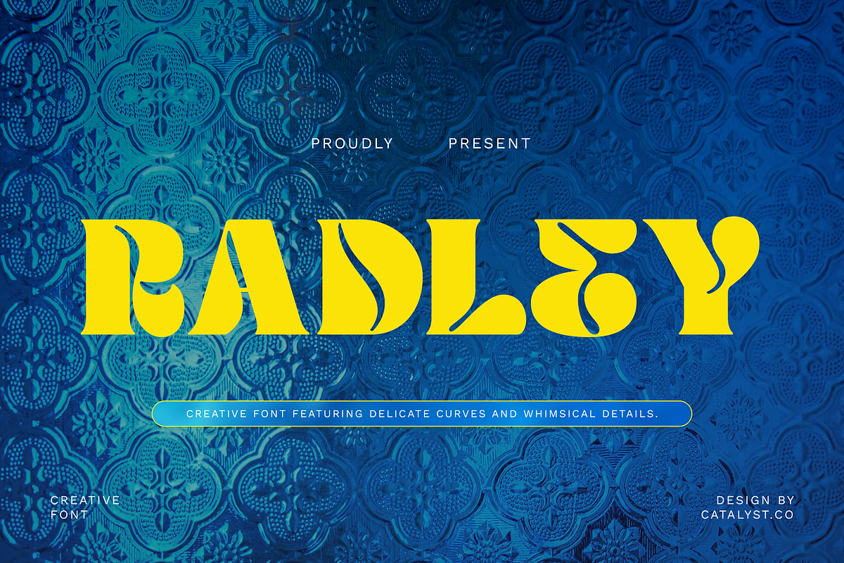 Radley Creative Font, a Script Font by Catalystco Studio (Photo 1 of 7)
