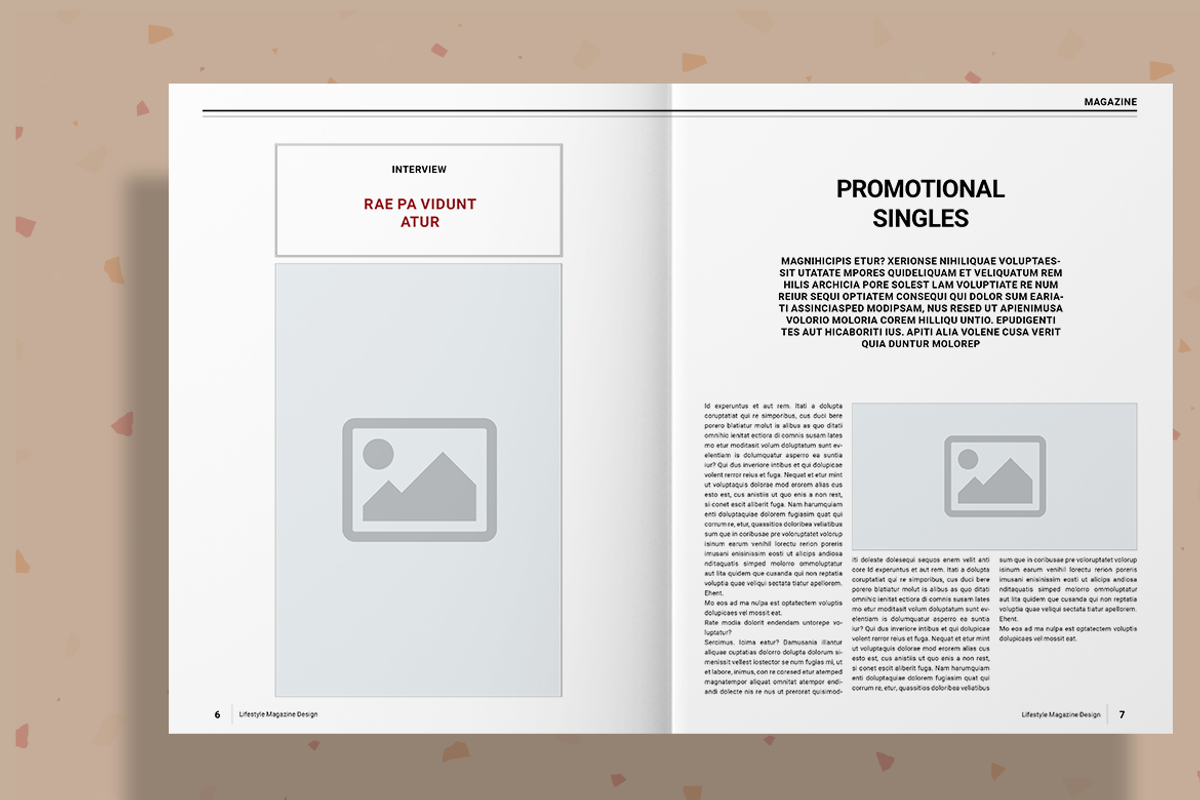 Red Magazine, a Magazine Template by Boris Cupac (Photo 5 of 13)