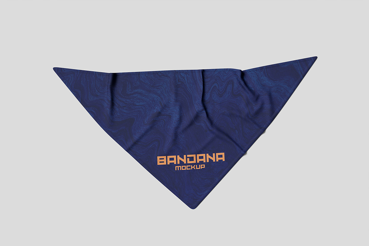 Bandana Mockup, a Product Mockup by bimockup (Photo 3 of 6)