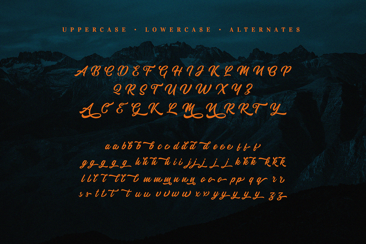 Bolgate - Script, a Script Font by ARSAVISUAL (Photo 10 of 12)