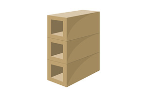 Building material. Concrete, an Object Illustration by Things for designers