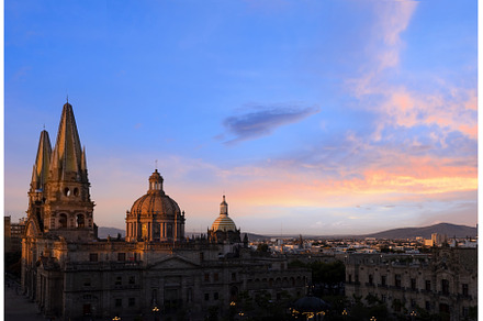 Mexico, Guadalajara Cathedral, an Architecture Photo by Web Engine Design