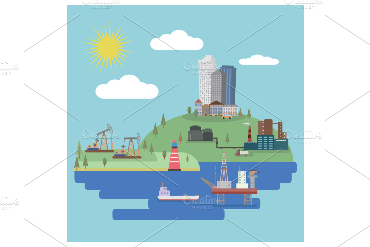 Industrial landscape