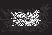 Chiloe - Graffiti typeface, a Blackletter Font by Ridha-38.lineart (Thumbnail 8 of 15)