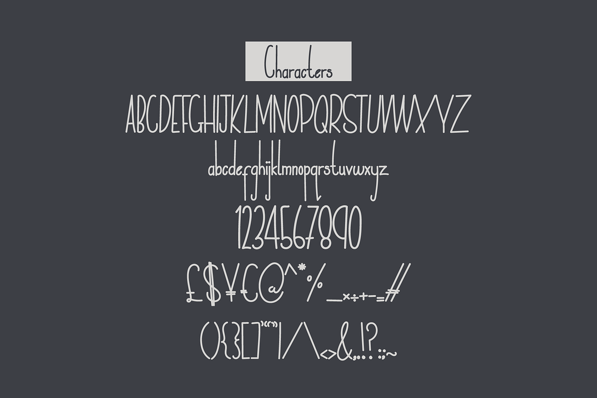 Skinny Goose Font, a Sans Serif Font by Dancing with Ink (Photo 19 of 19)