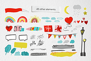 Retro cars symbols and patterns, an Object Graphic by yttadesign (Thumbnail 4 of 17)