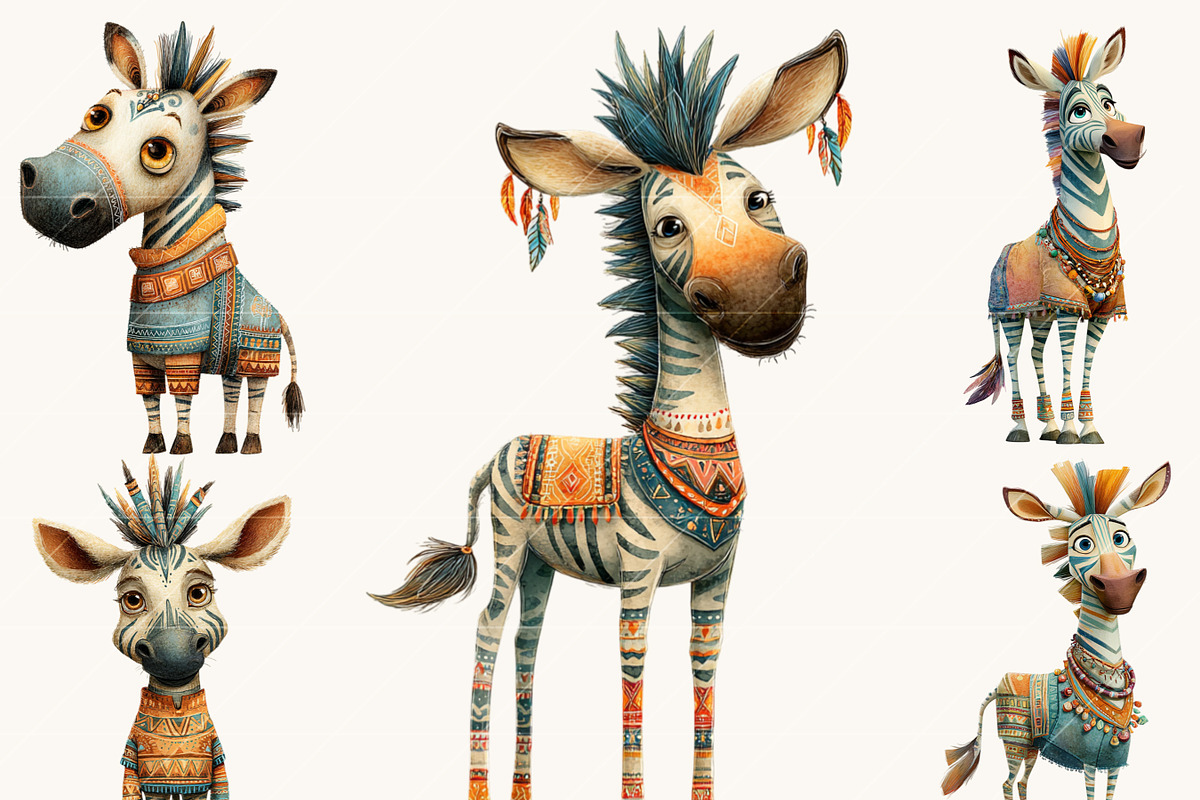 Whimsical African Animas Clipart, an Animal Illustration by Design Scotch (Photo 5 of 9)