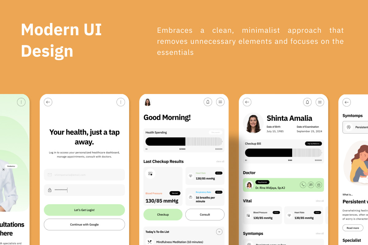Tibb - Healthcare Mobile App, an App Template by twinstd (Photo 5 of 5)