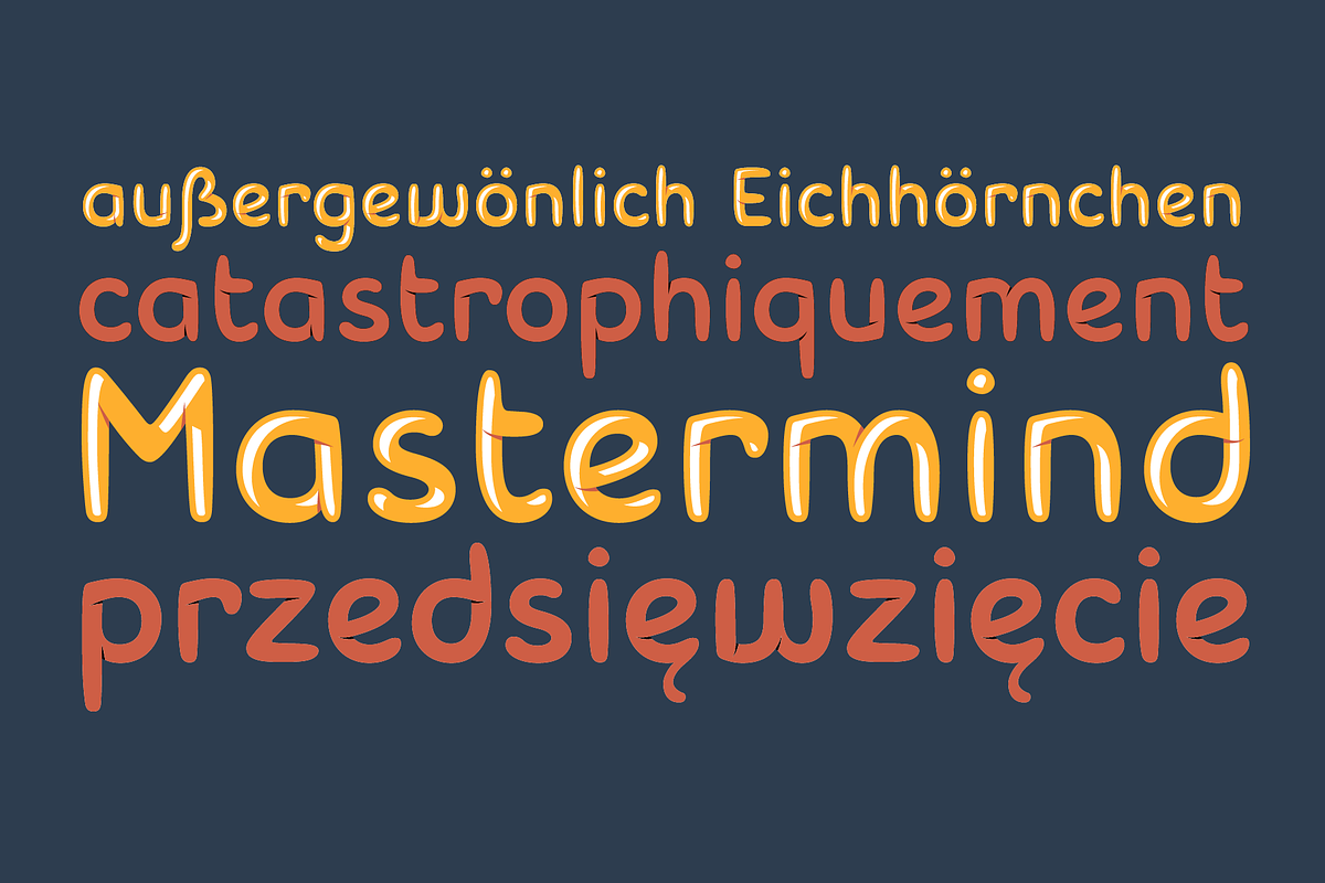 Fushar color type family, a Font by FONT-Bud