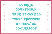 Flor Layered Font + Extras, a Font by Shoutbam (Thumbnail 13 of 20)