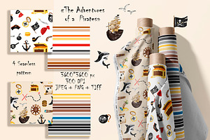 Kids Playful Seamless Patterns, a Pattern Graphic by Oksana Dovhopol Art