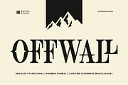 OFFWALL – Display Serif Typeface, a Serif Font by Eotype Studio (Thumbnail 1 of 9)