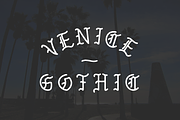 Venice Gothic - A Monoline Typeface, a Blackletter Font by Millieangelo (Thumbnail 1 of 6)