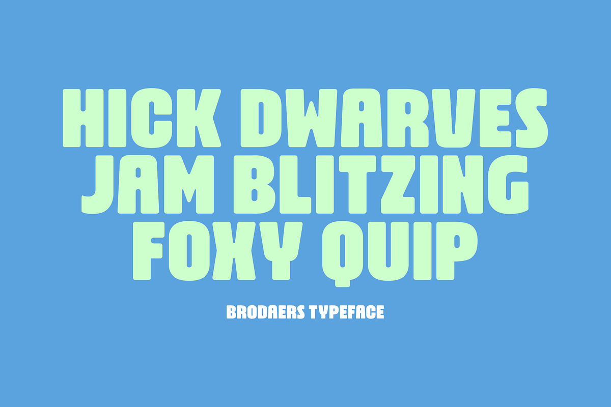 Brodaers Font, a Sans Serif Font by trustha (Photo 9 of 15)