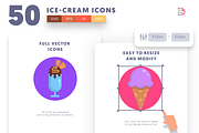 50 Ice-Cream Icons, an Icon by Dighital (Thumbnail 7 of 10)