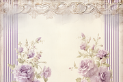 Purple Rose Strips, a Pattern Graphic by Printable Treasure (Thumbnail 2 of 8)