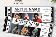 Editable Concert Ticket Template, an Invitation Template by YasdeyDesigns (Thumbnail 8 of 9)