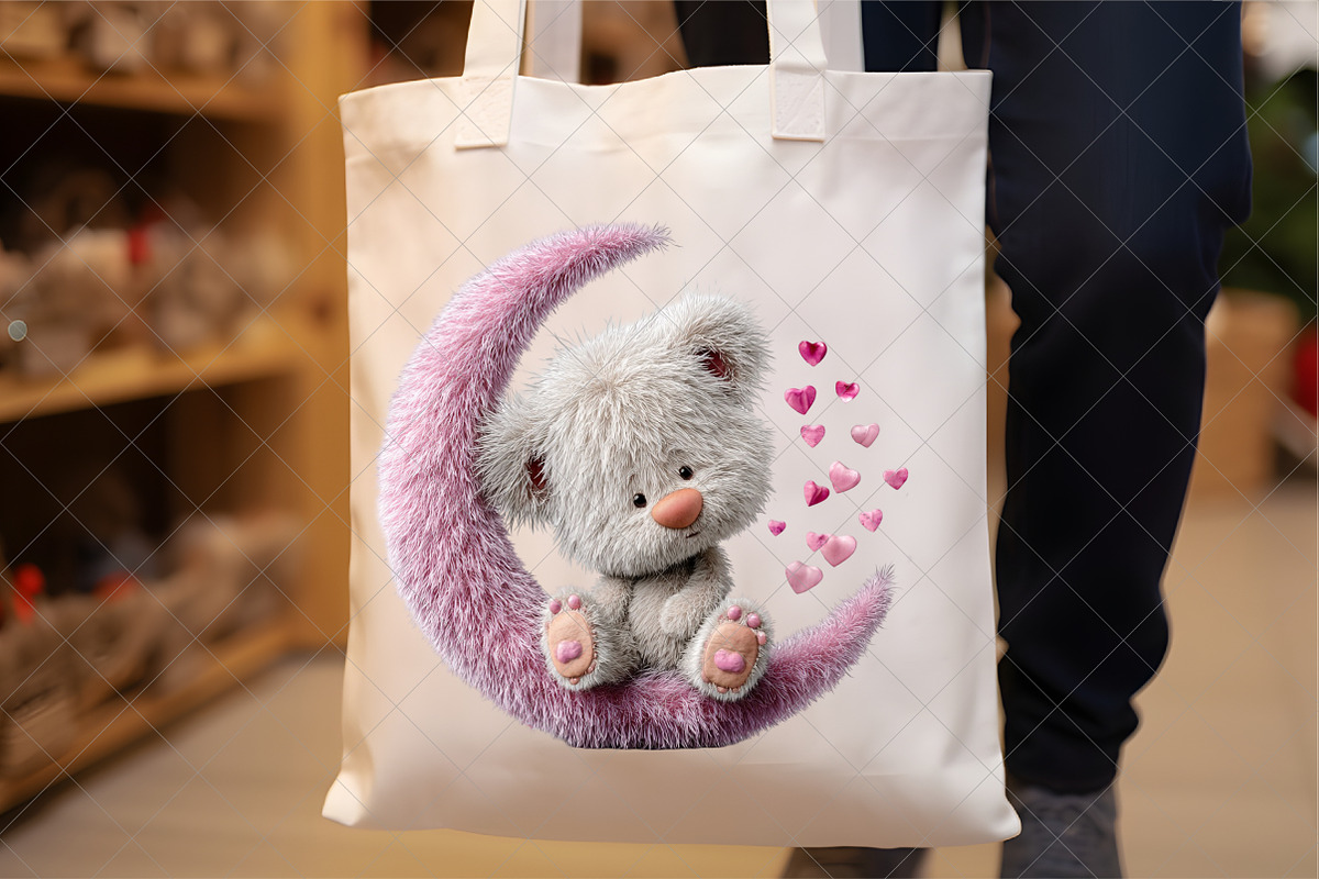Quirky Valentine Teddy Bear Clipart, an Illustration by SinaCreation (Photo 4 of 7)