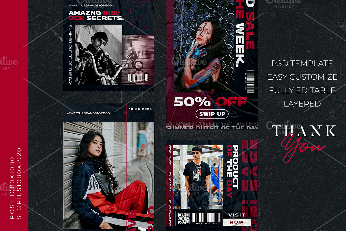 Hype Instagram Template - Hybezt, a Social Media Template by Gibcreat (Photo 4 of 4)