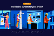 Engineering Illustration Art Set, a Technology Illustration by Brickclay (Thumbnail 5 of 10)