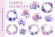 Horses Watercolor Clipart, an Animal Illustration by foxsong (Thumbnail 6 of 10)