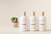 Disc Top-Cap Cosmetic Bottle Mockups, a Cups & Container Mockup by pmvch (Thumbnail 8 of 15)