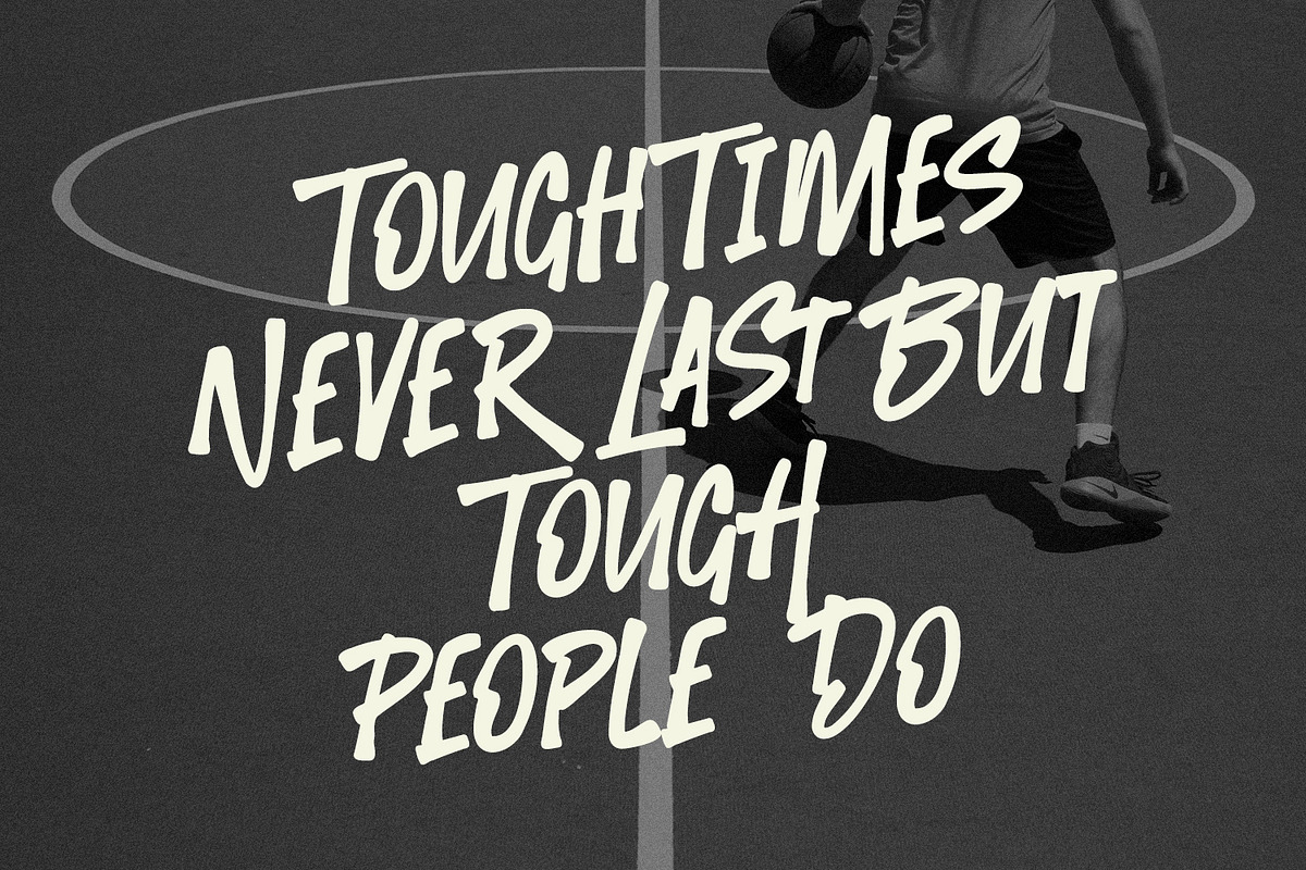 Thiger Feron Bold Expressive Brush, a Handwritten Font by Maulana Creative (Photo 2 of 7)