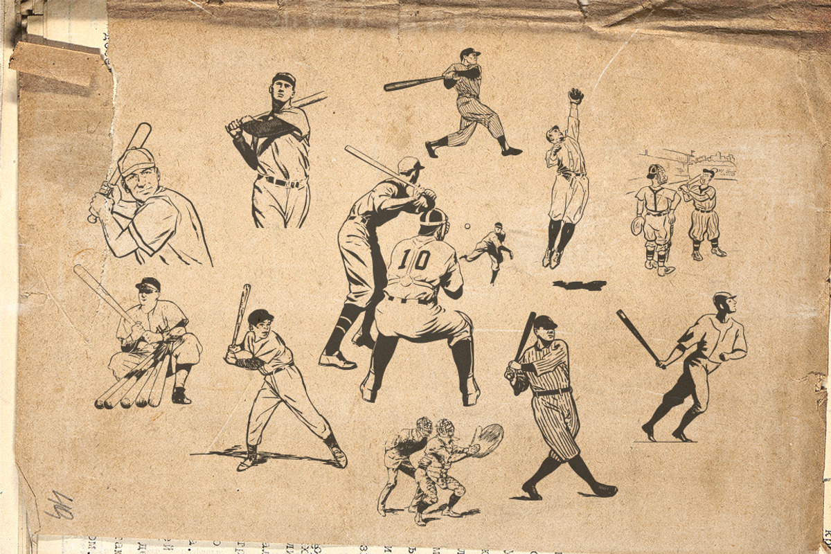 Retro Baseball Hit, an Illustration by Retro Machine (Photo 5 of 12)