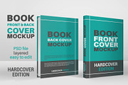 Book Mockup Hardcover Front & Back, a Books & Magazine Mockup by gabicotza (Thumbnail 2 of 3)
