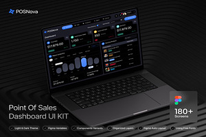 POSNova Point Of Sales Dashboard UI