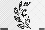 Floral Design SVG PNG Bundle, an Illustration by Actual Pixel (Thumbnail 15 of 22)