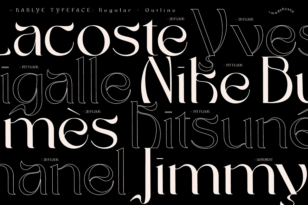 KARLYE — STYLISH FONT DUO, a Serif Font by Madebysté. (Photo 5 of 12)