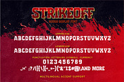 Strikeoff – Rough Display Font, a Slab Serif Font by Almarkhatype (Thumbnail 2 of 8)