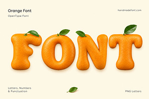 Orange Font
