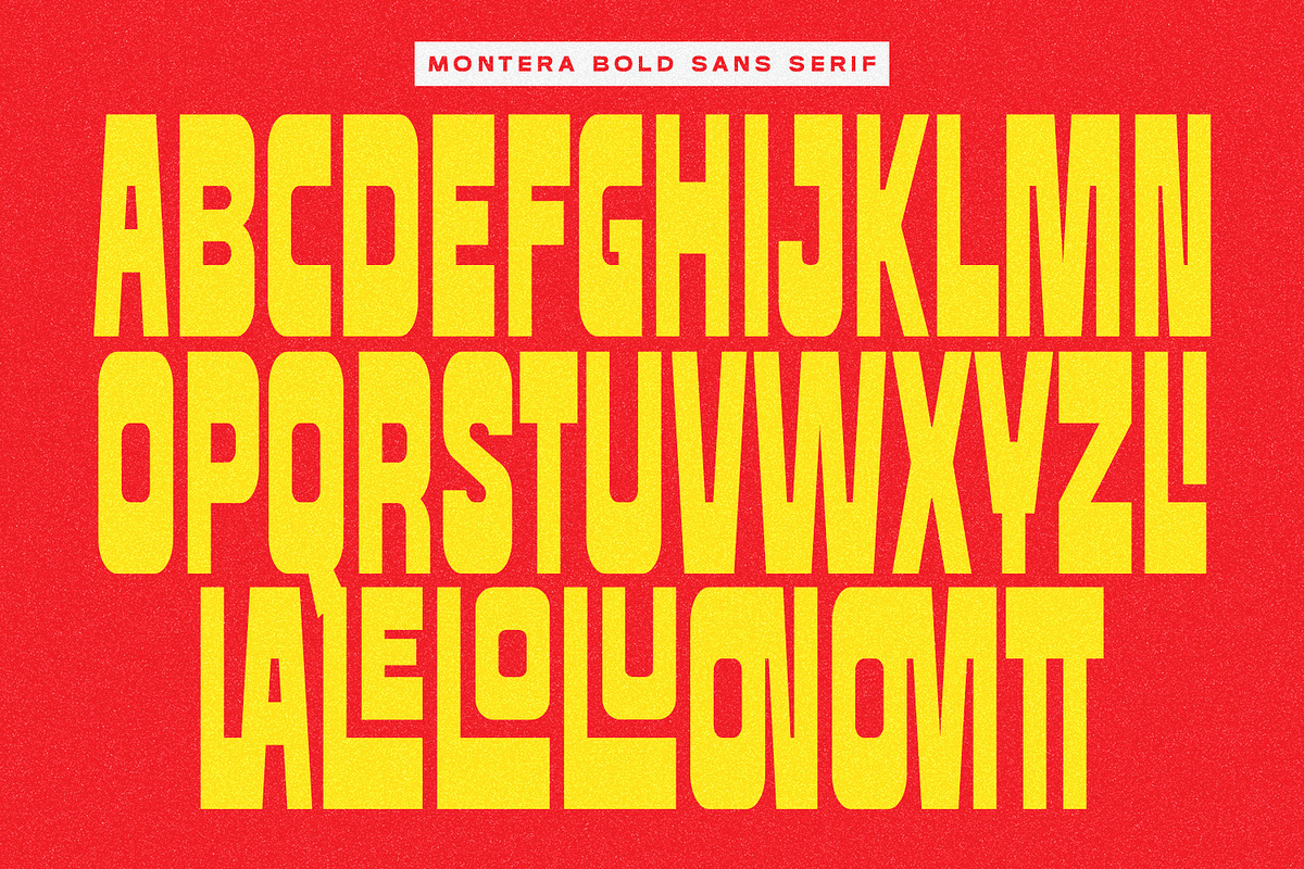 Montera - Retro Bold Sans & Script, a Font by Hasbi Creative (Photo 9 of 13)