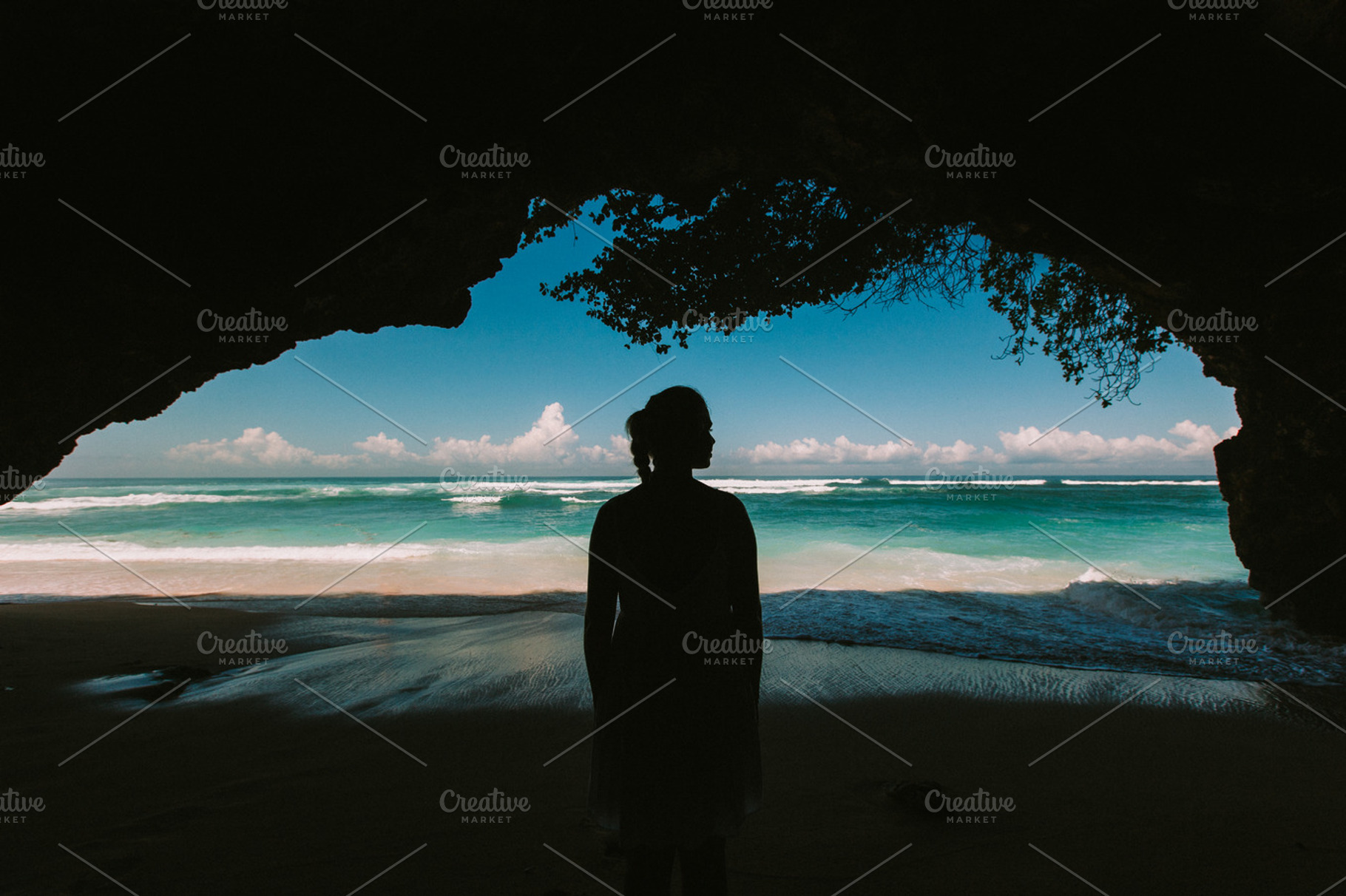 Green Bowl Beach, a Person Photo by Heart Visuals