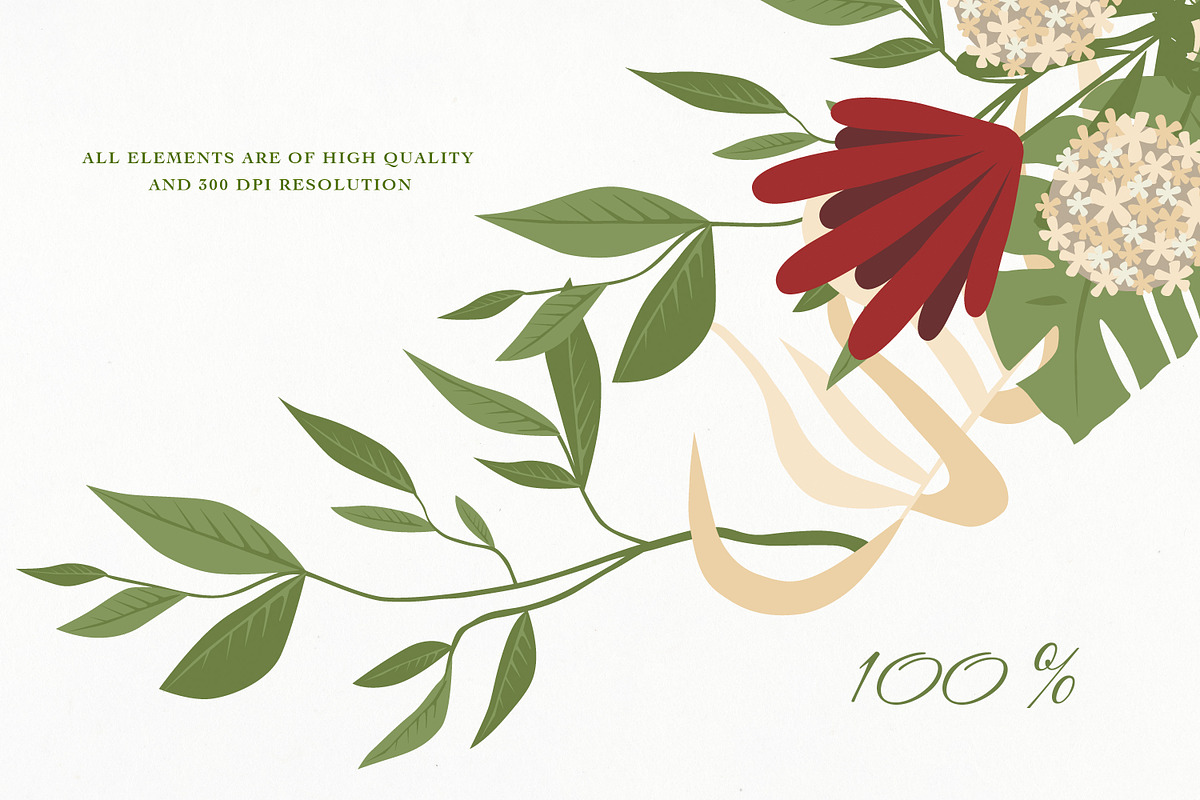 Poem of Flowers Design Set, a Decorative Illustration by WildStrawberry Magic (Photo 4 of 23)