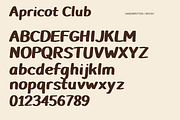 Apricot Club Bold Handwritten Brush, a Handwritten Font by Colorsfav (Thumbnail 9 of 11)