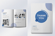 Corporate Brochure Layout with Blue, a Brochure Template by graphypix (Thumbnail 8 of 8)