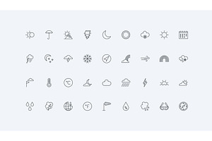 Weather forecast climate change icon, an Object Illustration by Lemberg Vector