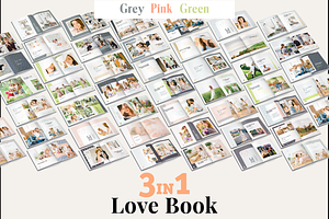 3 in 1 / Photo Album Template Bundle