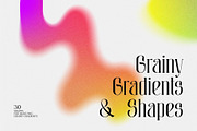 Grainy Gradient Shapes & Backgrounds, a Graphic by Unusual Vectors (Thumbnail 1 of 7)