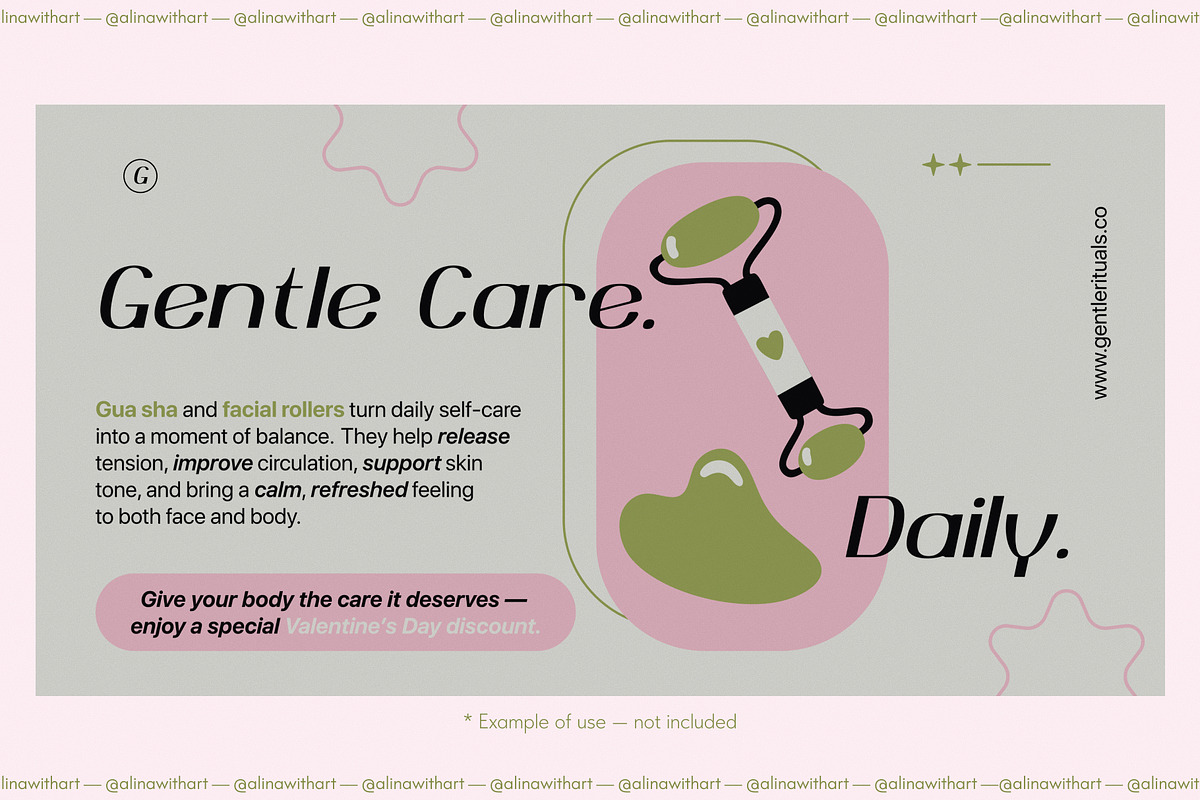 Wellness Valentine Icons, a Seasonal Illustration by alinawithart (Photo 5 of 14)