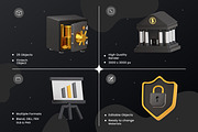 Fintech 3D Icons, an Object 3D Model by Azam Creative (Thumbnail 2 of 6)