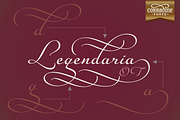 Legendaria OT, a Script Font by Corradine Fonts (Thumbnail 2 of 7)