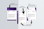 Letterhead Template Bundle - MS Word, a Stationery Template by B2 Studio (Thumbnail 5 of 10)