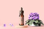 Amber Glass Dropper Bottle Mockups, a Cups & Container Mockup by pmvch (Thumbnail 19 of 20)